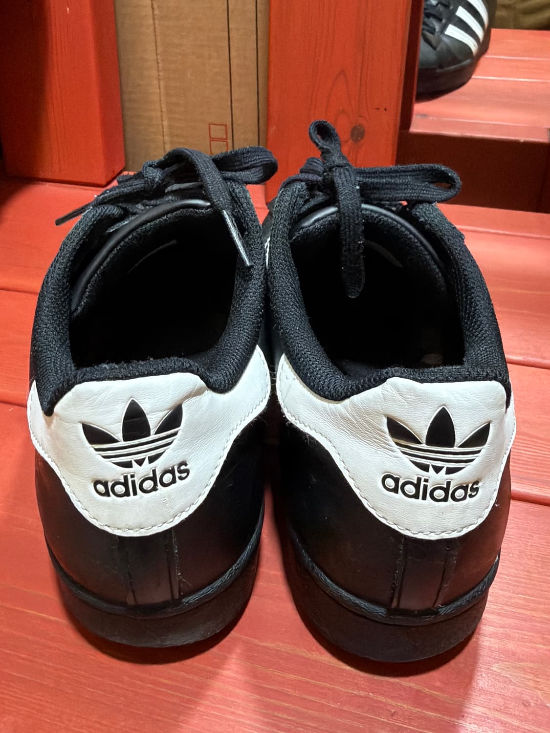 급처 아디다스 슈퍼스타 블랙 275 판매 상품이미지3