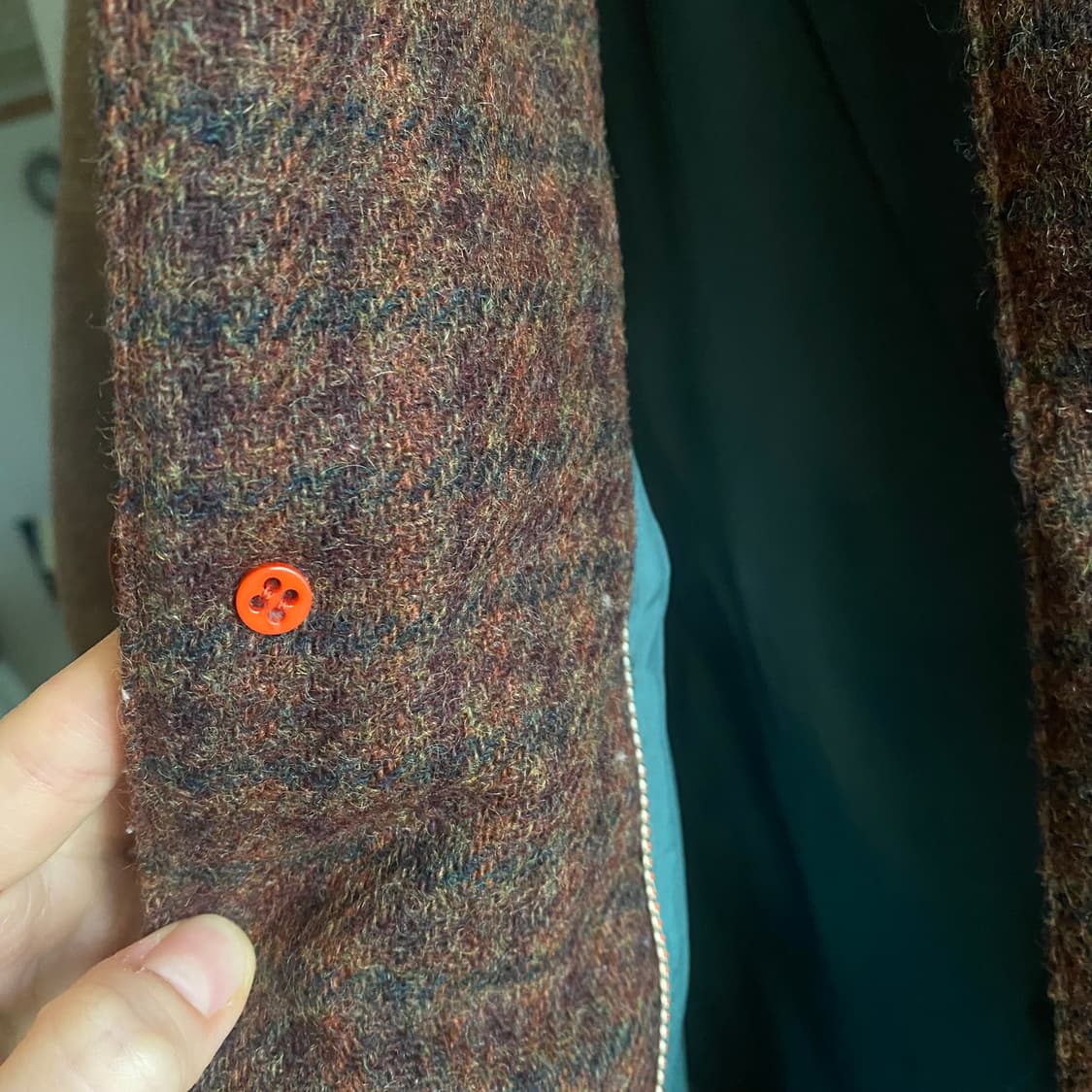 헤링본 트위드 다운 퀄팅 자켓 상품이미지7