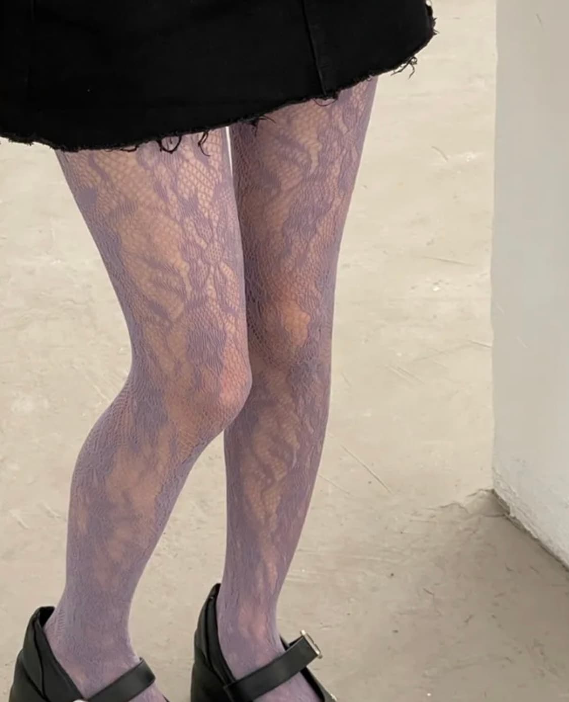 블루 컬러 망사스타킹 상품이미지2