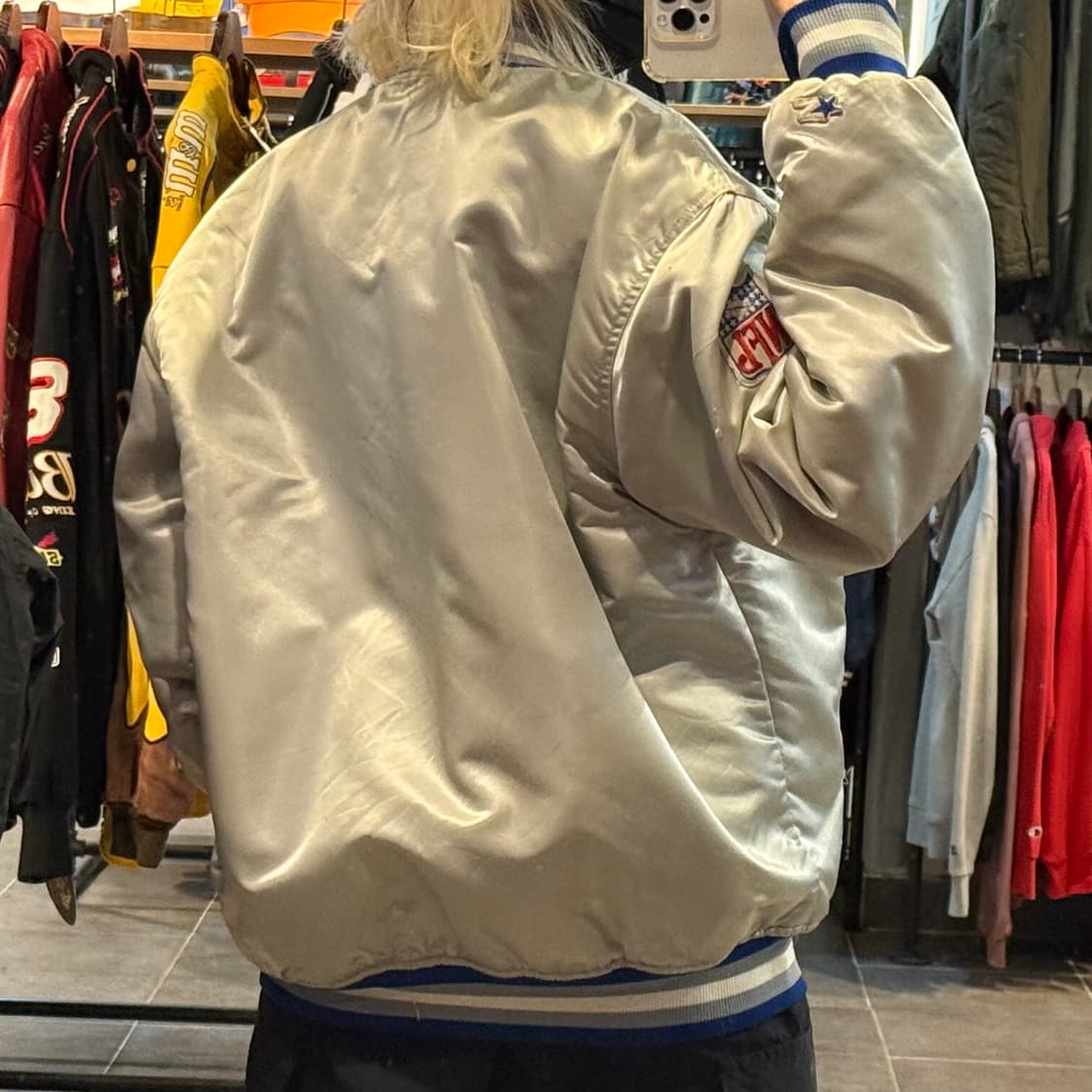 [NO.9]Starter새틴 바시티 자켓 상품이미지5