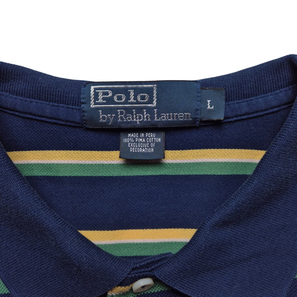 [L] 폴로 랄프로렌 피마코튼 PK 스트라이프 카라티 상품이미지6