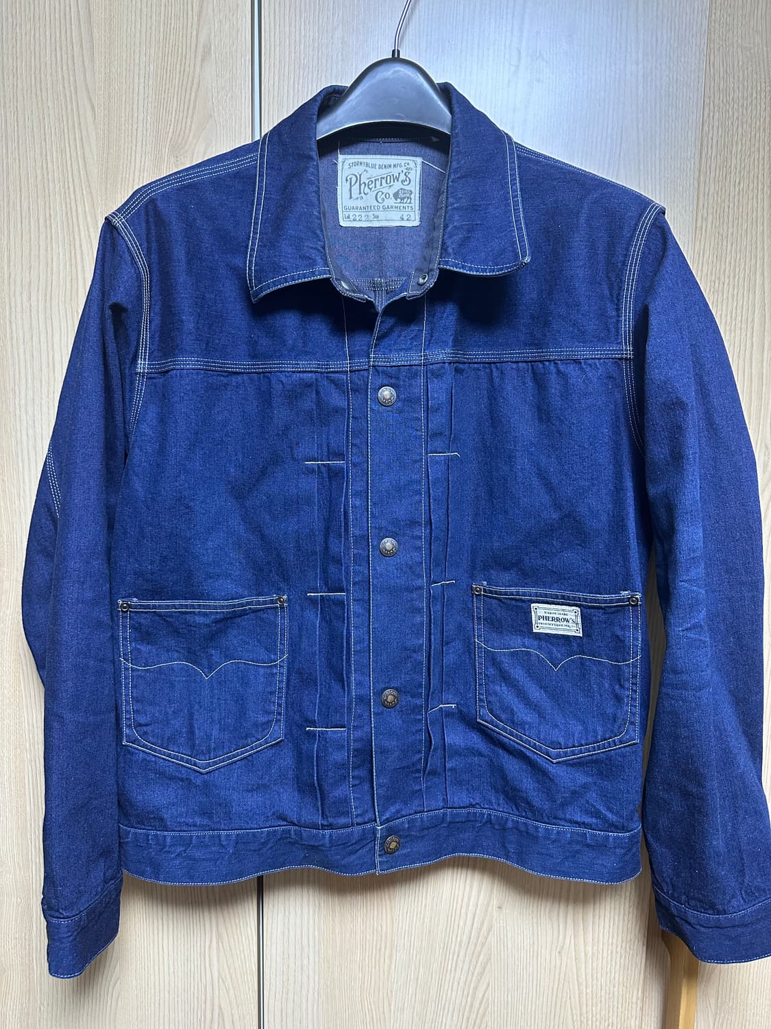 Pherrow’s 페로우즈 lot222 커버올 42사이즈 상품이미지2