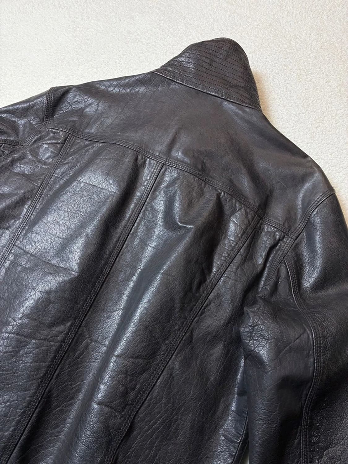 슈퍼드라이 13ss 유틸리티 소가죽 항공 자켓 PN6644 상품이미지5