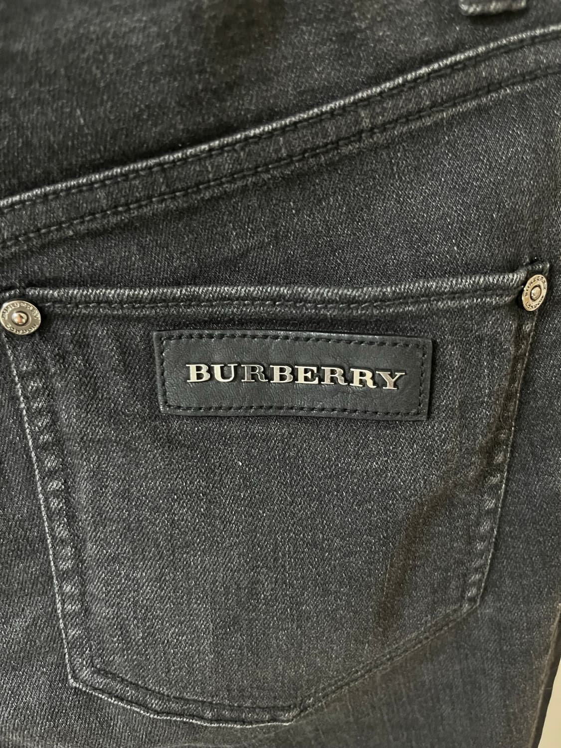 버버리 블랙 스키니진 26 정품 상품이미지3
