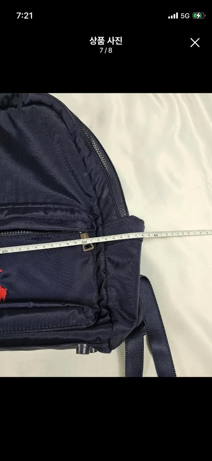 폴로 랄프로렌 빅포니 백팩 다크네이비/레드 상품이미지4