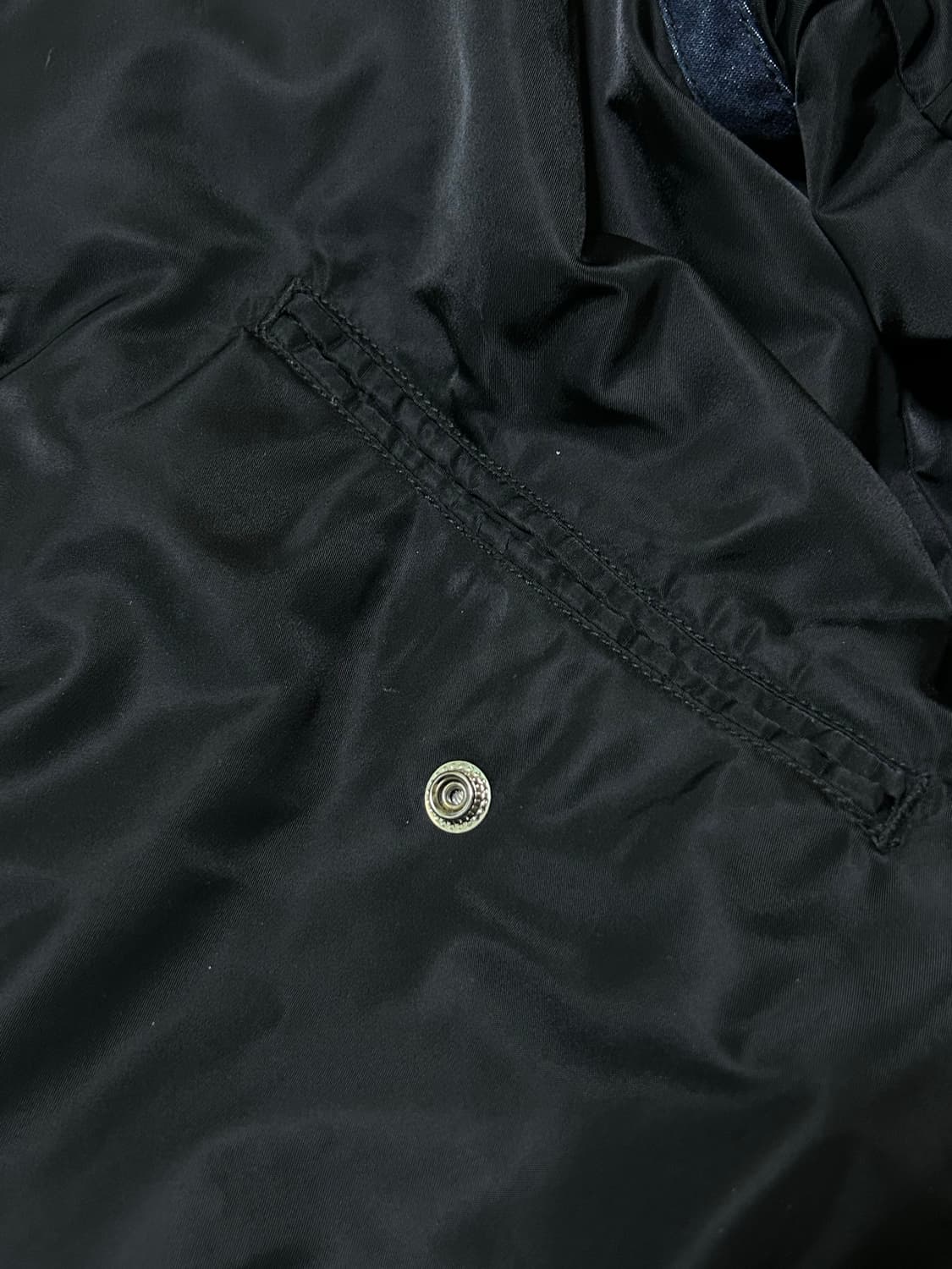 디젤 블랙 데님 디테일 ma-1 봄버 자켓 상품이미지6