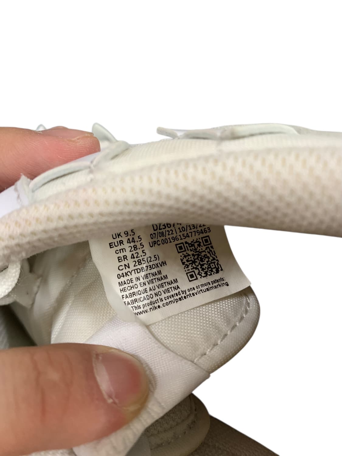 나이키 x 빌리 아일리시 에어포스 1 화이트 285 (Gr-3240) 상품이미지10