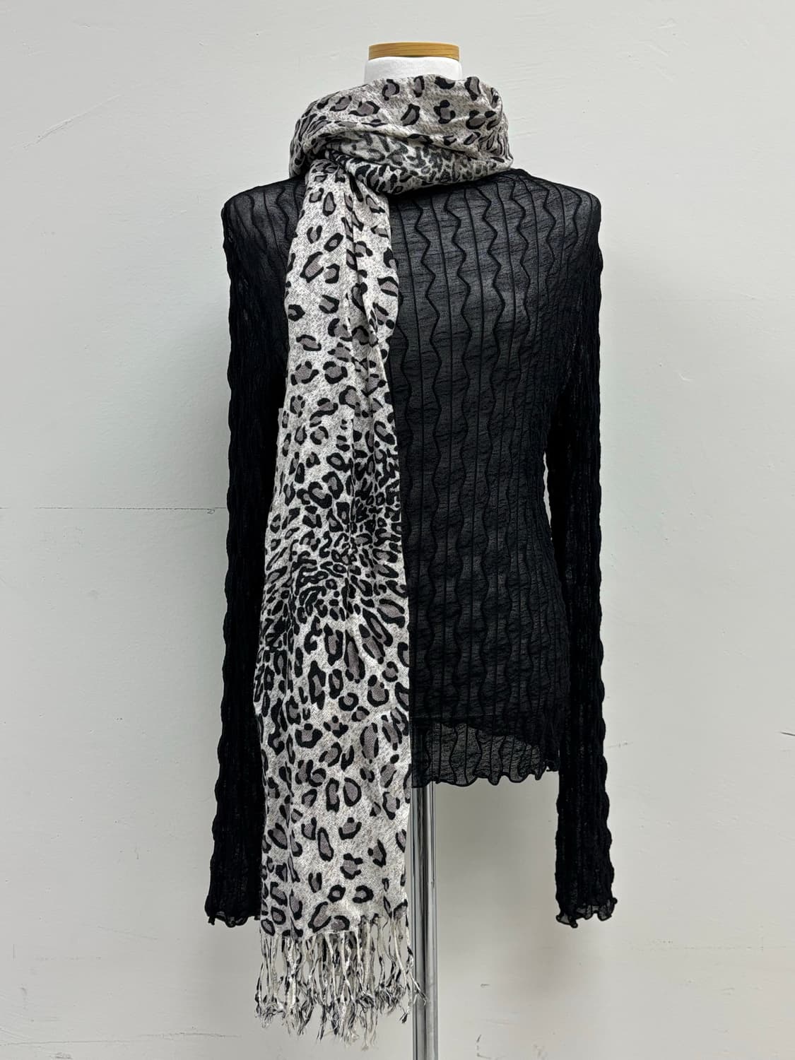 빈티지 레오파드 머플러 상품이미지1