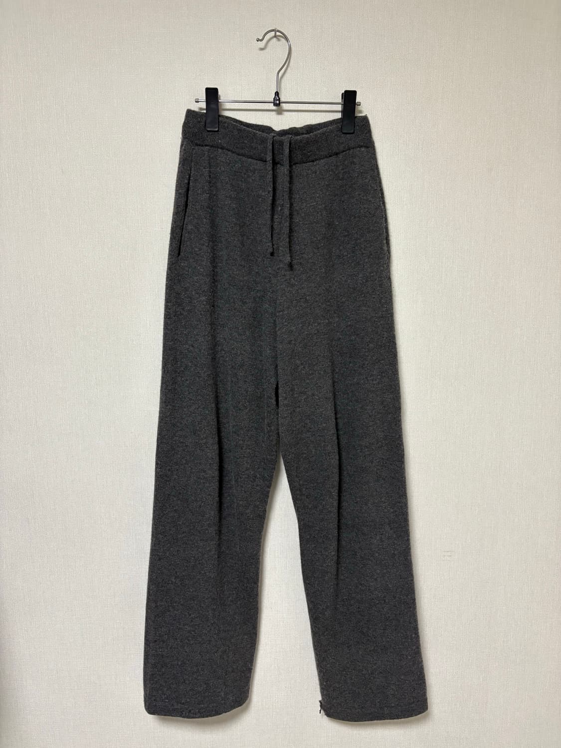 머듈 니트 팬츠 그레이 2사이즈 상품이미지4