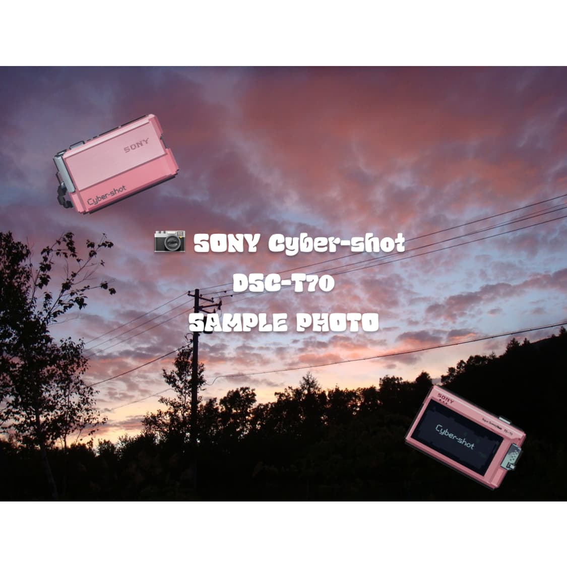 소니 사이버샷 DSC-T70  빈티지 디카 디지털카메라 핑크 상품이미지6