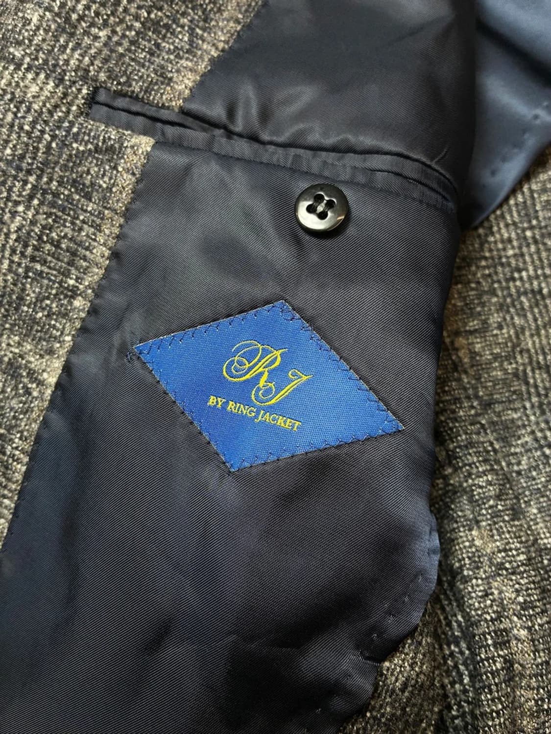 링자켓 RING JACKET 재팬 알파카 코튼 블레이저 PN8280 상품이미지6