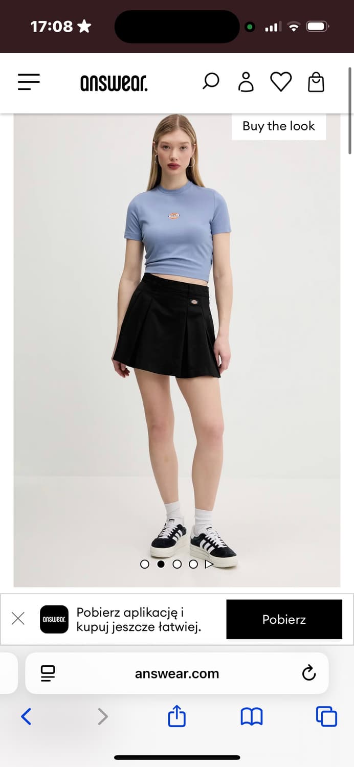 디키즈 유니온 스커트 블랙 27 size 상품이미지3