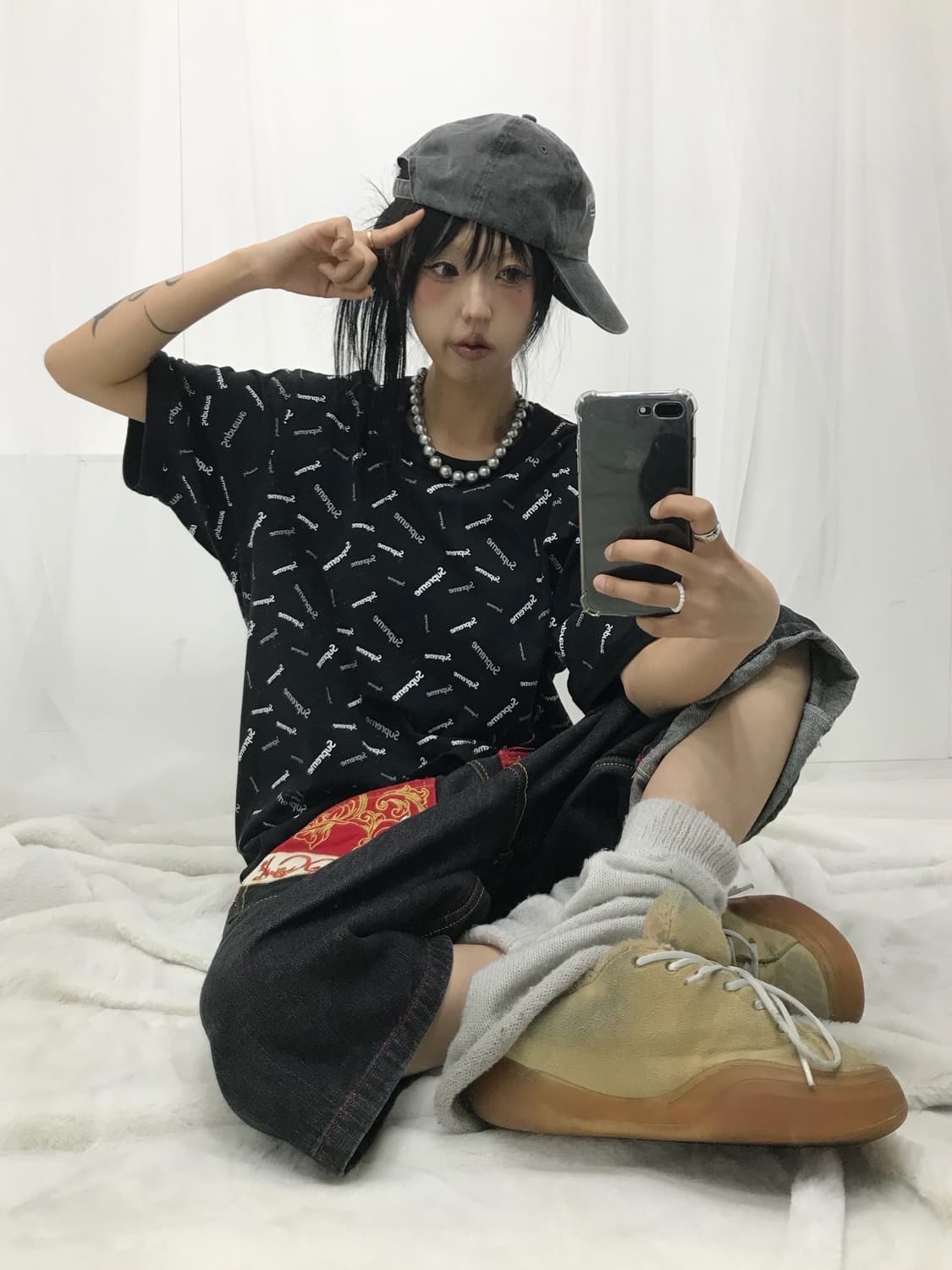 Supreme Scatter Ringer Tee - 18Fw 상품이미지2