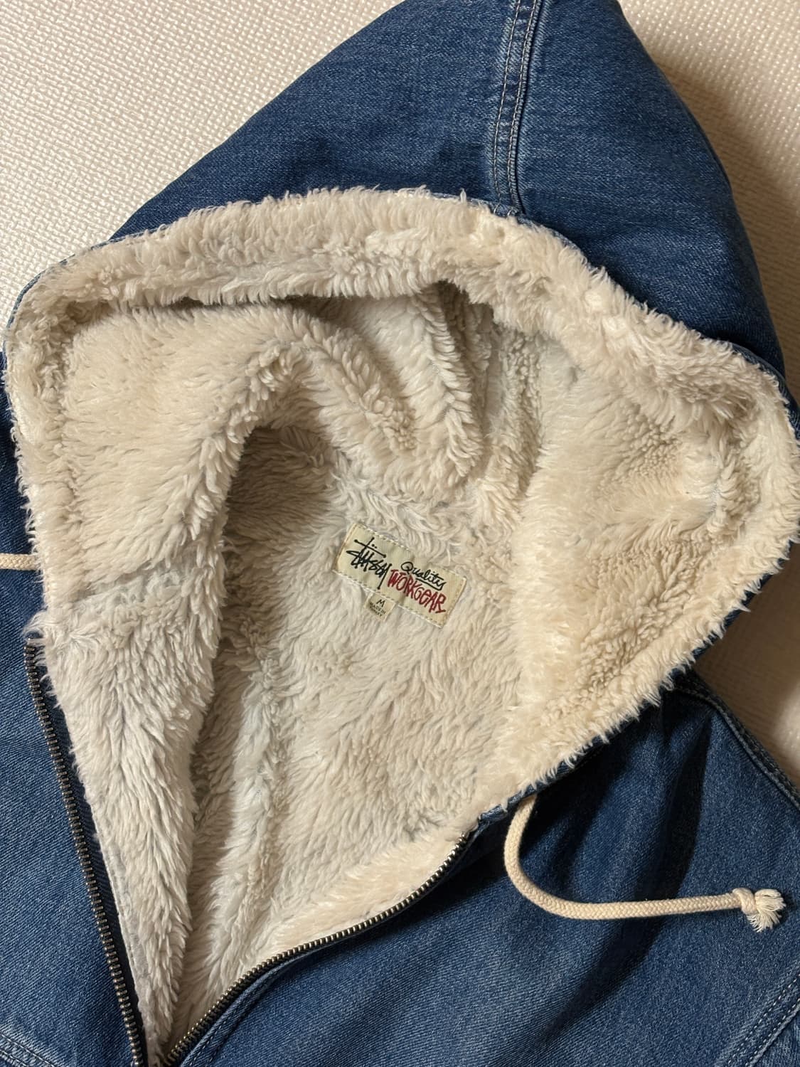 (M) 스투시 stussy 쉐르파 데님 워크자켓 상품이미지3