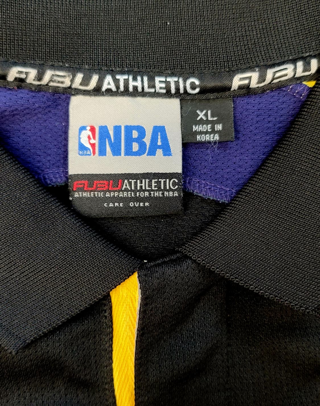 푸부(FUBU) x NBA LA레이커스 올드스쿨 반팔 PK티셔츠 판매 상품이미지8