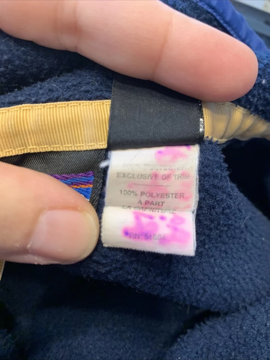 90s 파타고니아 신칠라 스냅-T 네이비/블루 USA 상품이미지5