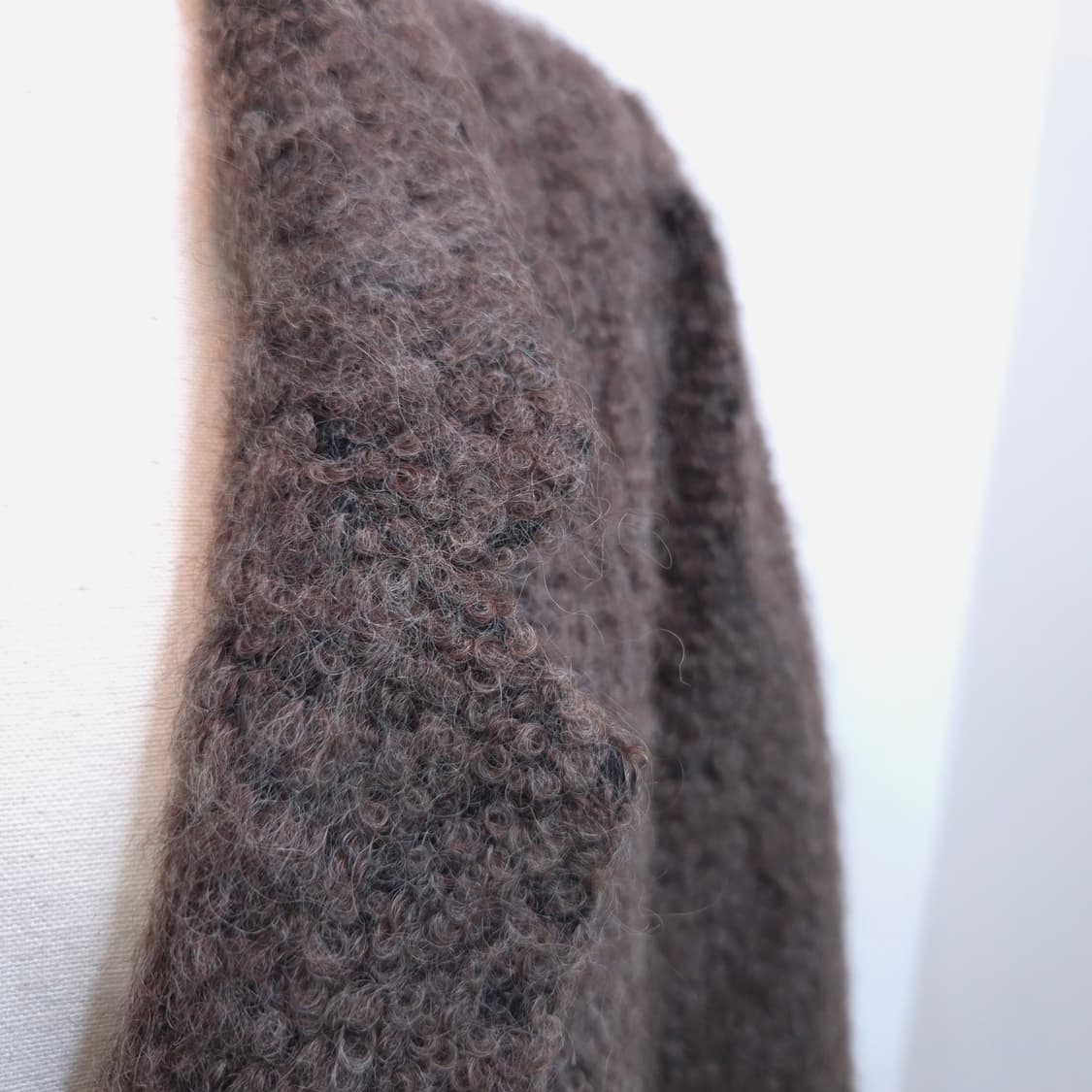 빈티지 울 브클레 더블 자켓형 코트 상품이미지3