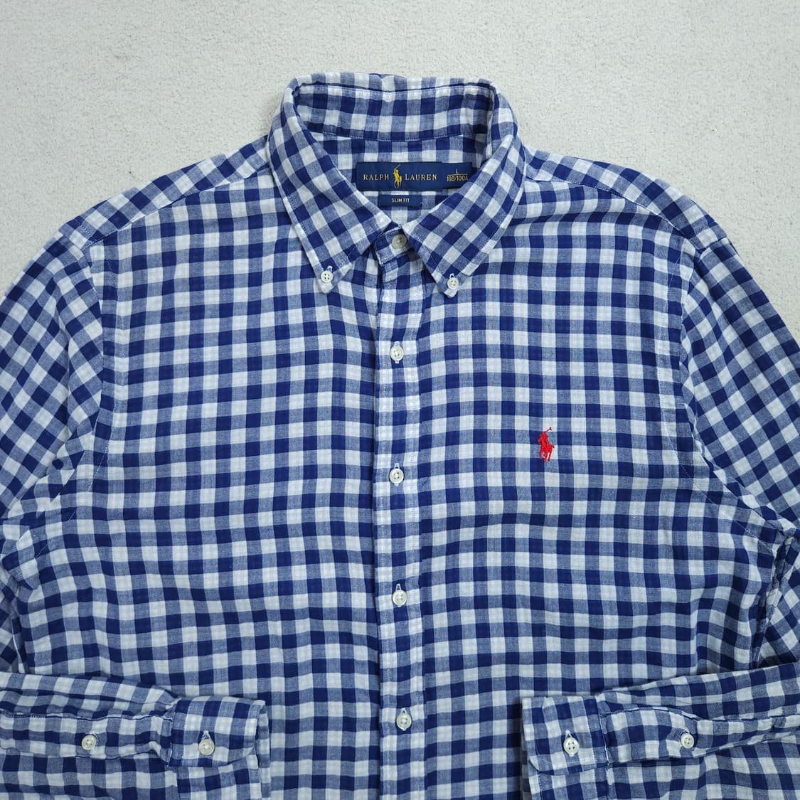 폴로 랄프 로렌 신형 체크 셔츠 L 상품이미지2