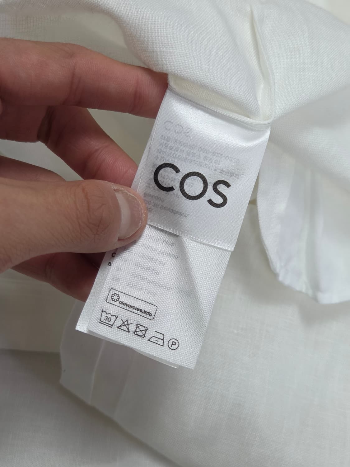 (새상품) [COS] 100% 린넨 반팔 셔츠 원피스 | S00032 상품이미지5