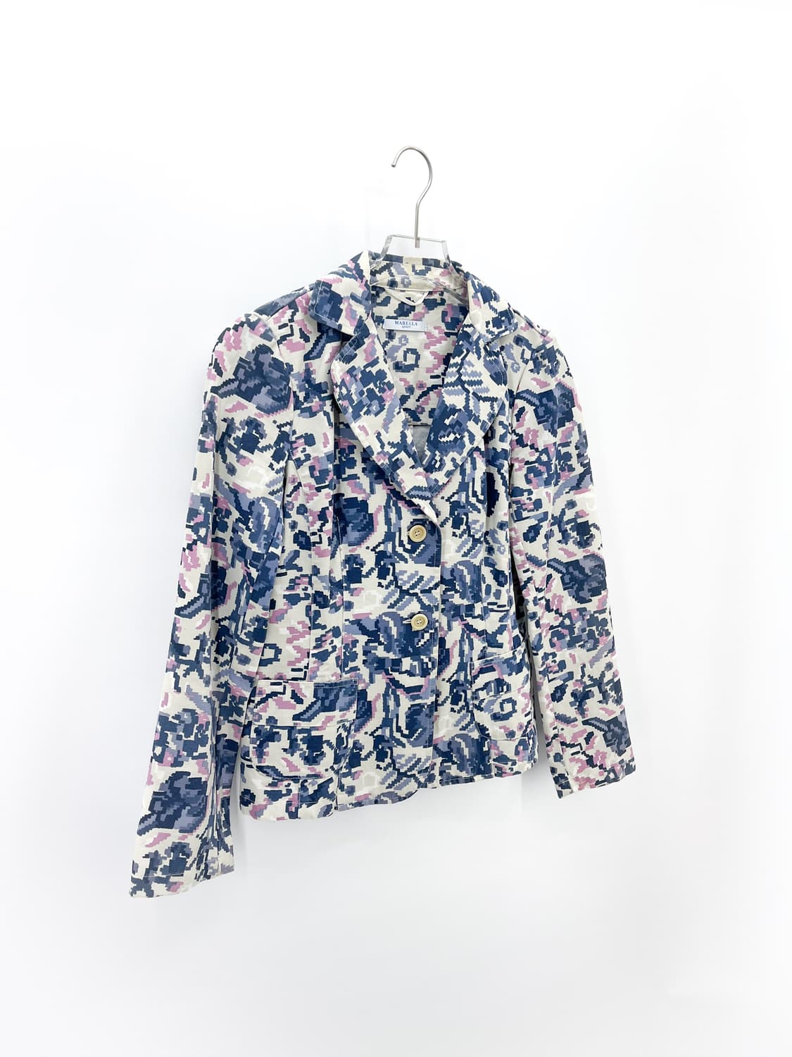 막스마라 마렐라 픽셀 플라워 코튼 자켓 상품이미지1