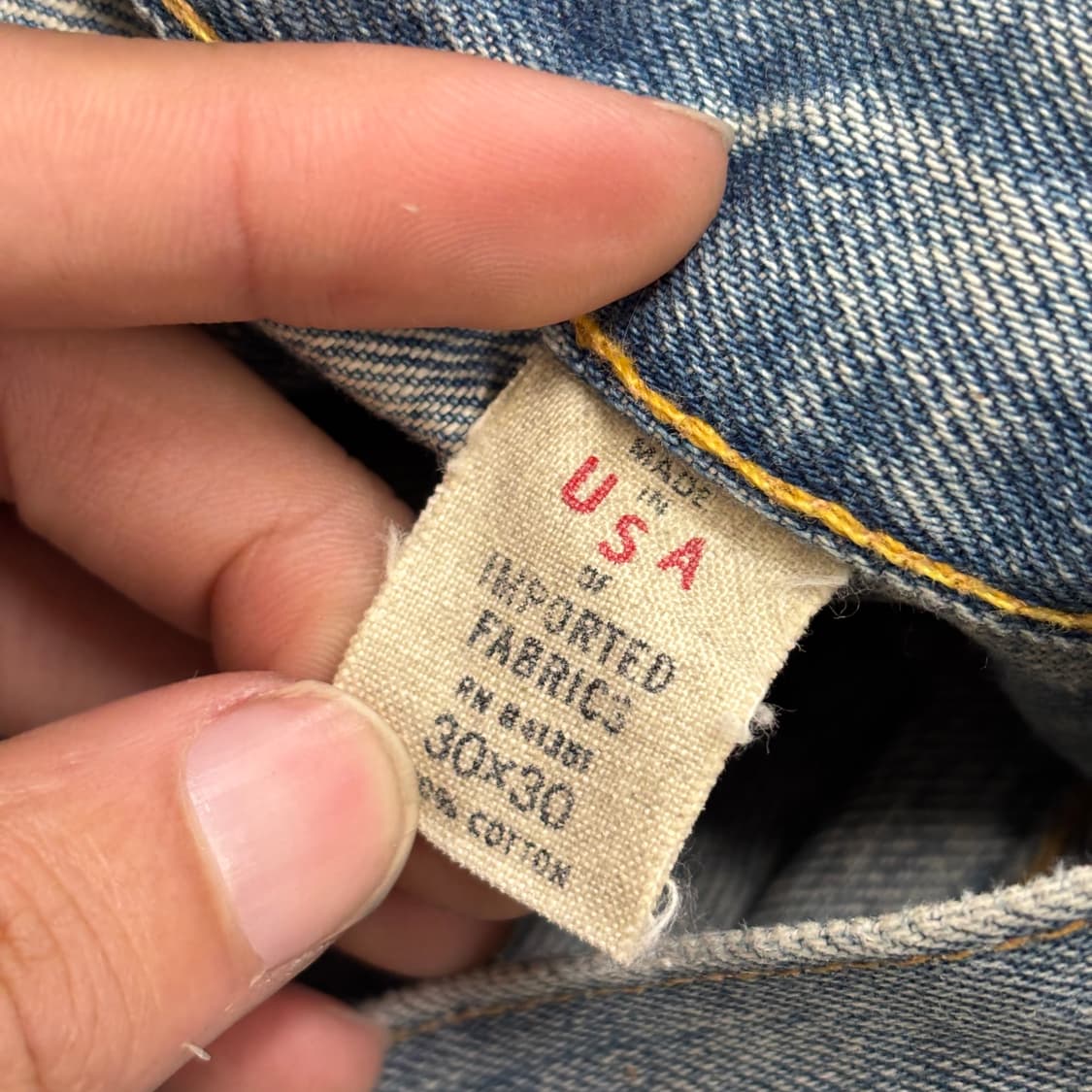 RRL 더블알엘 스트레이트 데님 W30 L30  상품이미지8