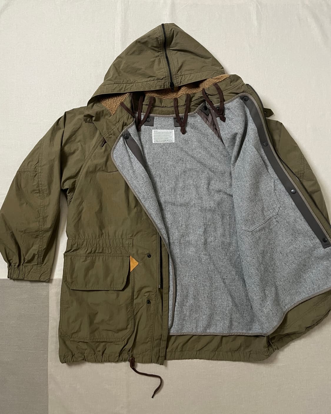 Kolor 모즈 코트 컬러 개파카 야상 m-65 상품이미지3