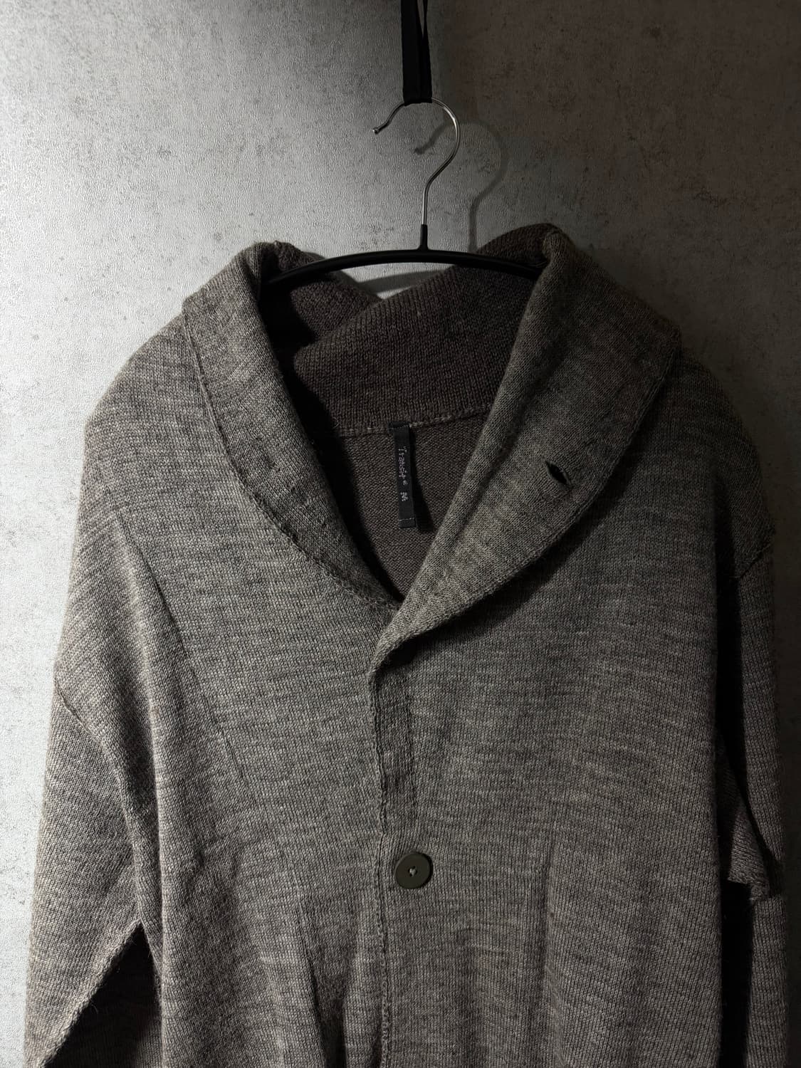 트랜짓 카라 니트 가디건 상품이미지3