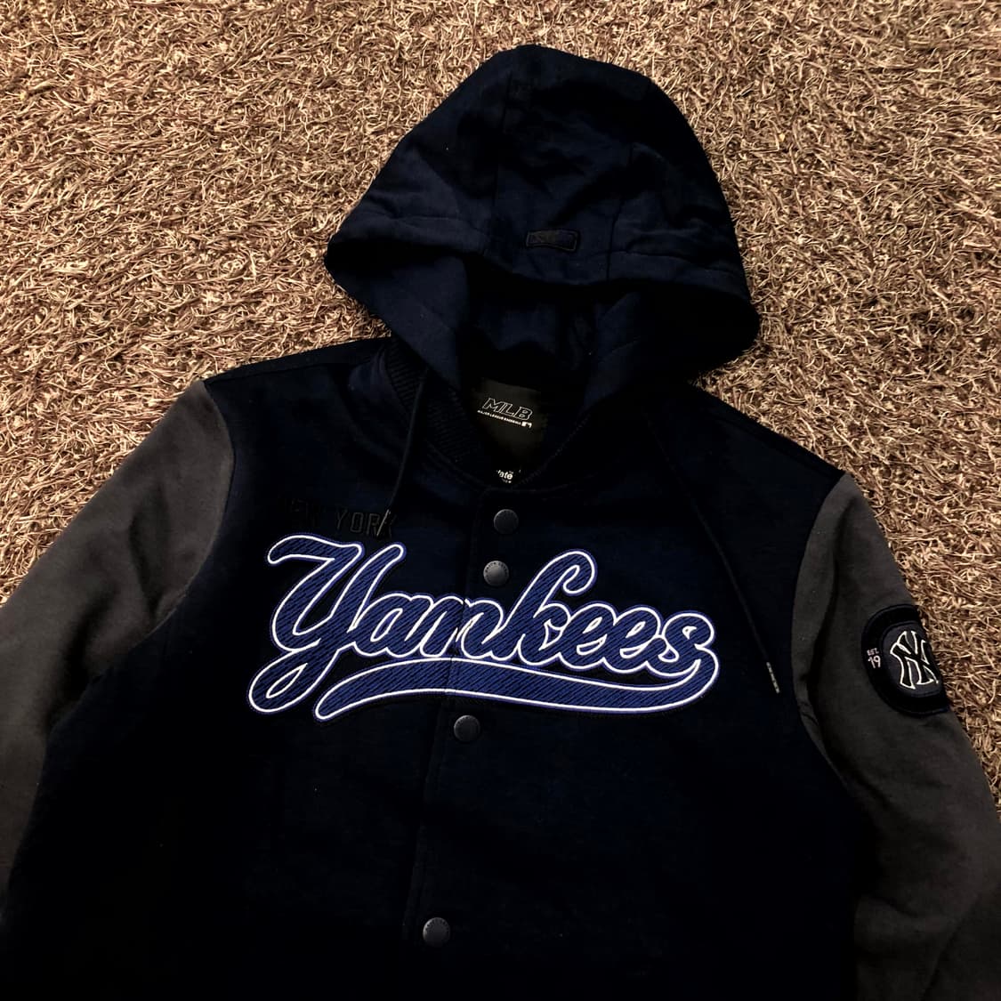 100 MLB 뉴욕 양키스 후드 야구점퍼 바시티 자켓 상품이미지2