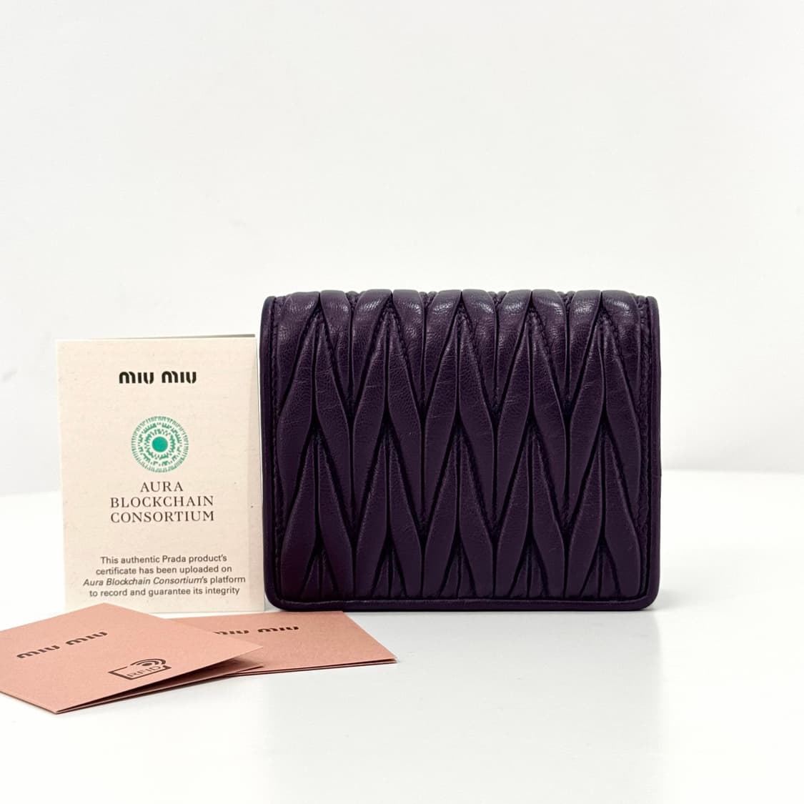 미우미우 마테라쎄 여성 반지갑 (5MV204) 상품이미지2