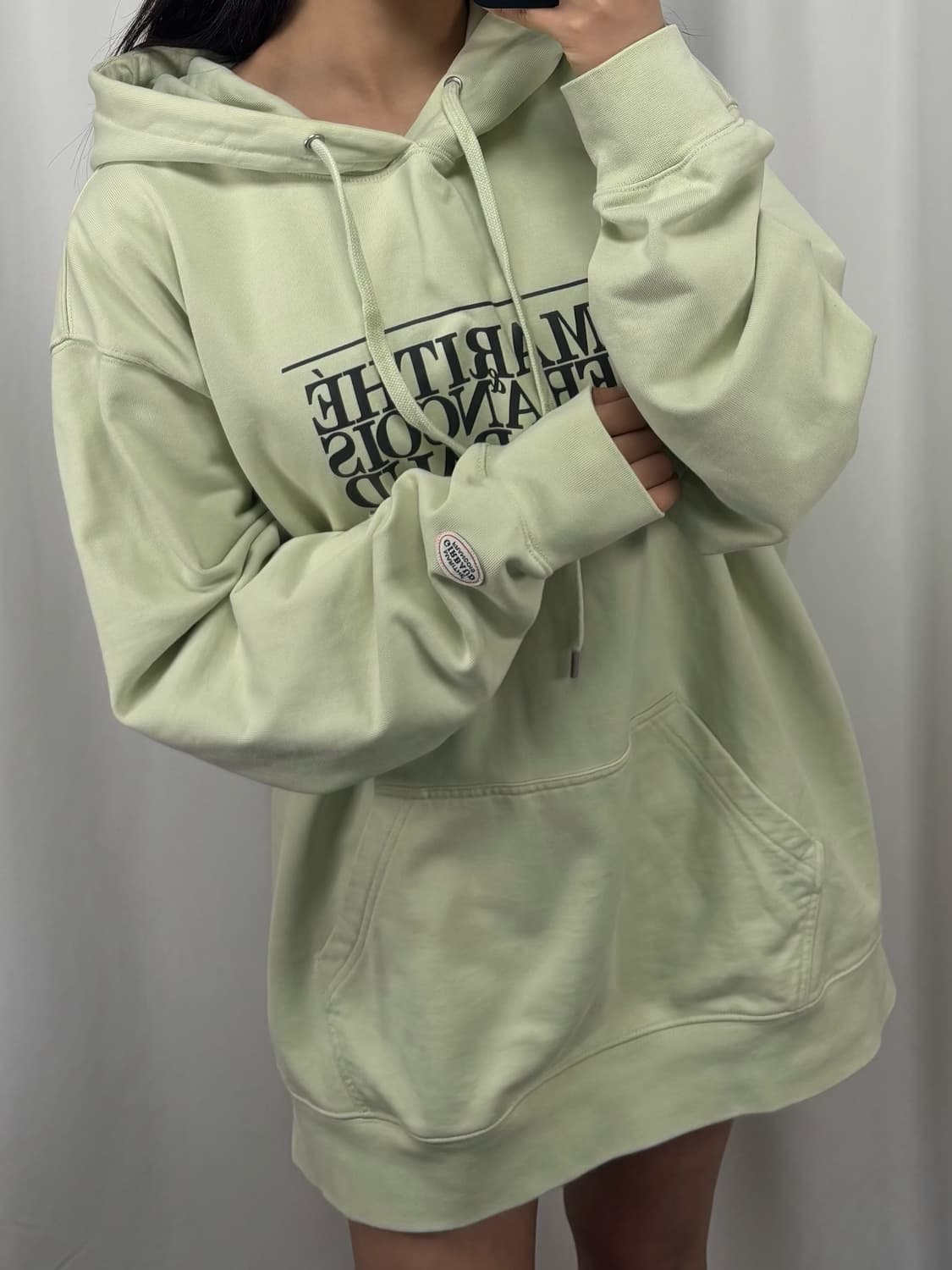 마리떼 프랑소와 저버 로고 후드티 상품이미지1