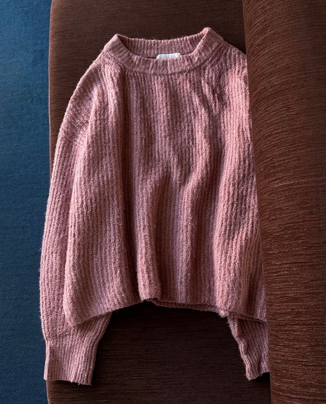 빈티지 더스티 핑크 니트 상품이미지5