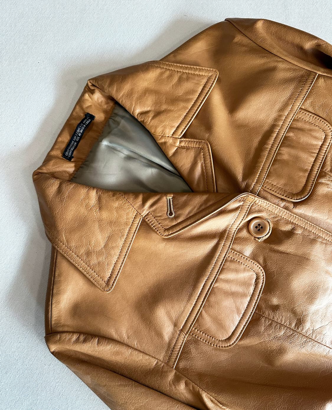 JPV mid lether jacket 상품이미지7