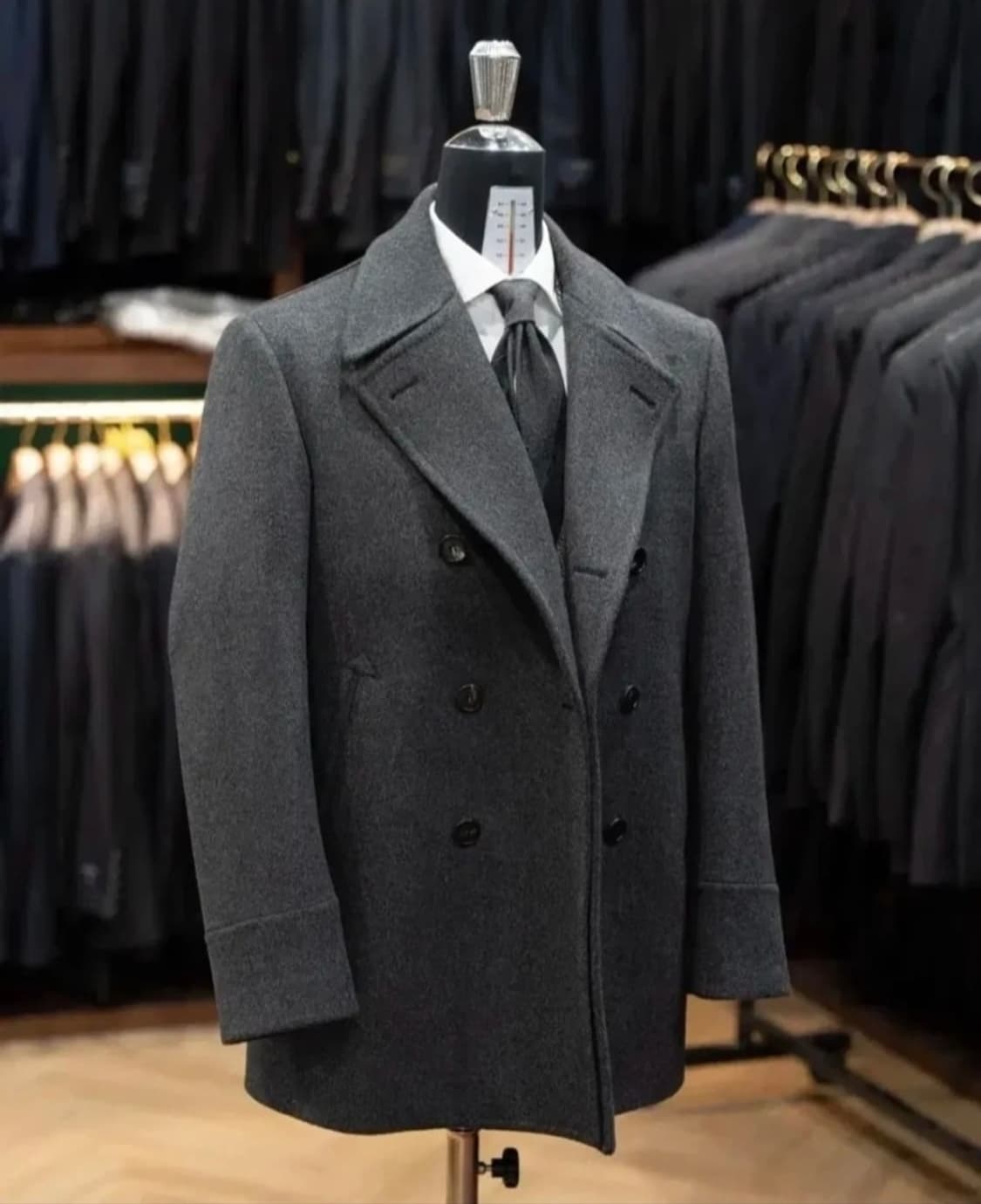 [52]라마르쉐X로베레 캐시미어울 피코트 / 링자켓 상품이미지1