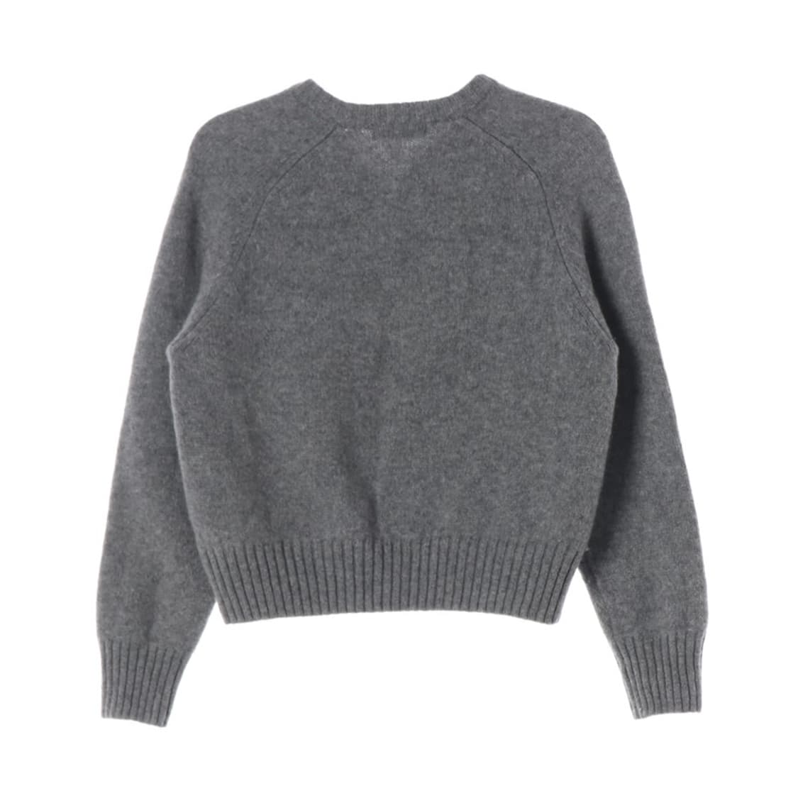 URAGO 퓨어 울 100 그레이 니트 F 상품이미지2