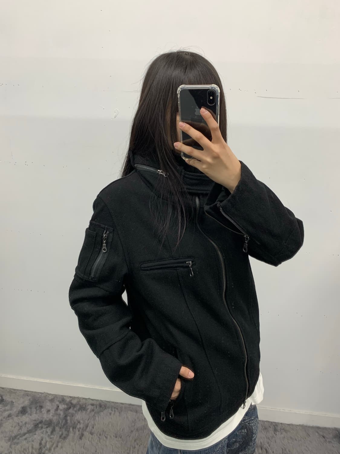 닐로스 울 후드자켓 상품이미지1