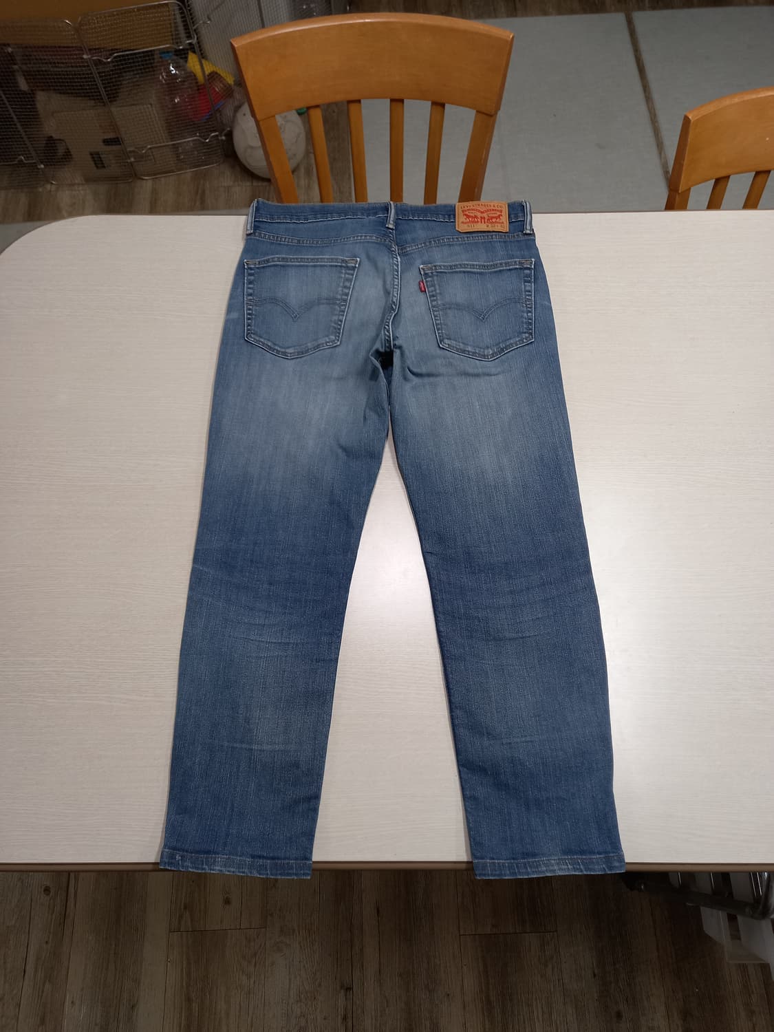 32 리바이스511 워싱 스판 슬림일자진 32-368 상품이미지2