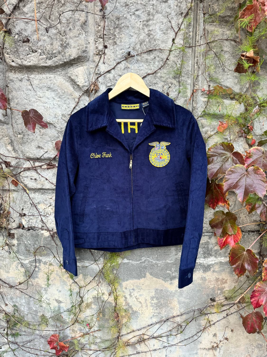FFA 자켓 미국 농업학교 ohio 체인스티치 코듀로이 빈티지 자켓 상품이미지2