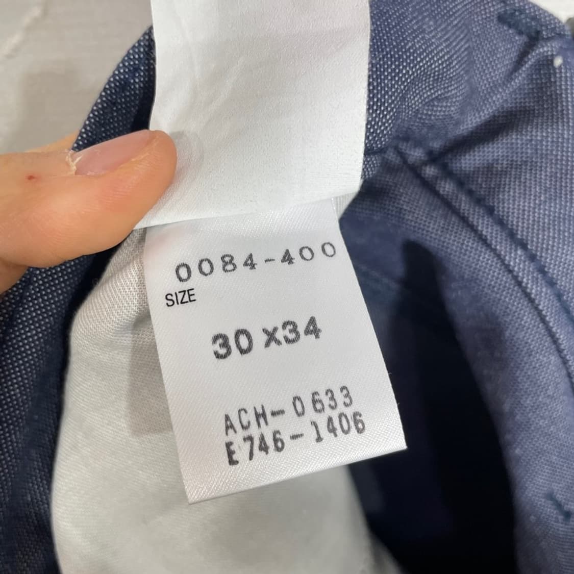 칼하트 하이웨스트 생지 데님팬츠 상품이미지6