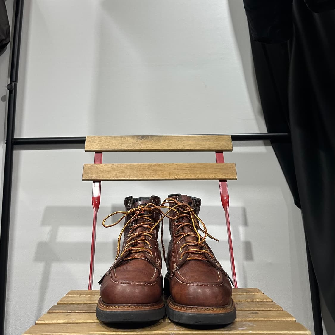 US9 270) 쏘로굿 워커 남성 남자 부추 목토 레더 브라운 상품이미지2