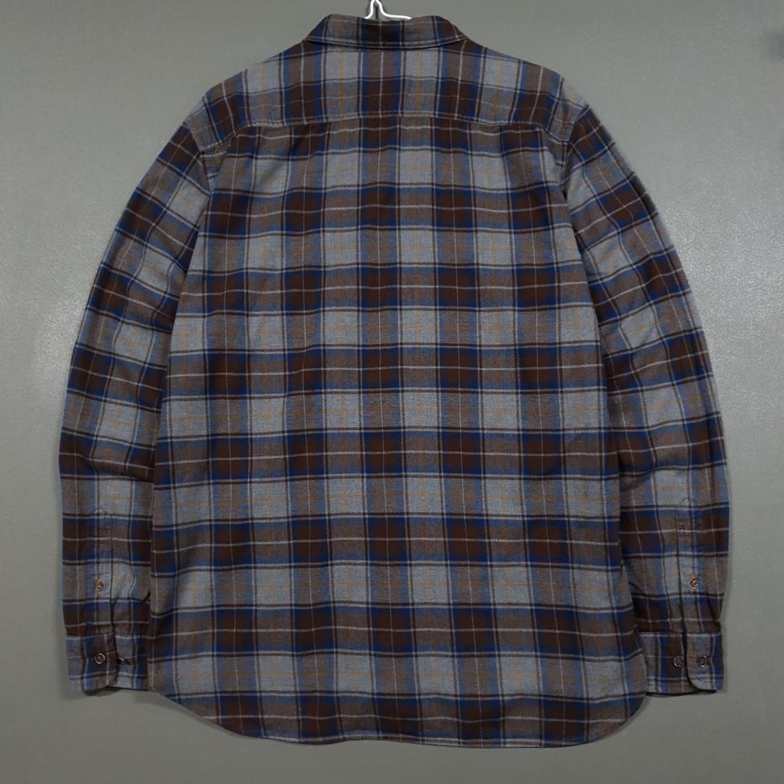 코오롱 시리즈 신형 20FW 멜란지 믹스 멀티 체크 셔츠 남방 XL 상품이미지7