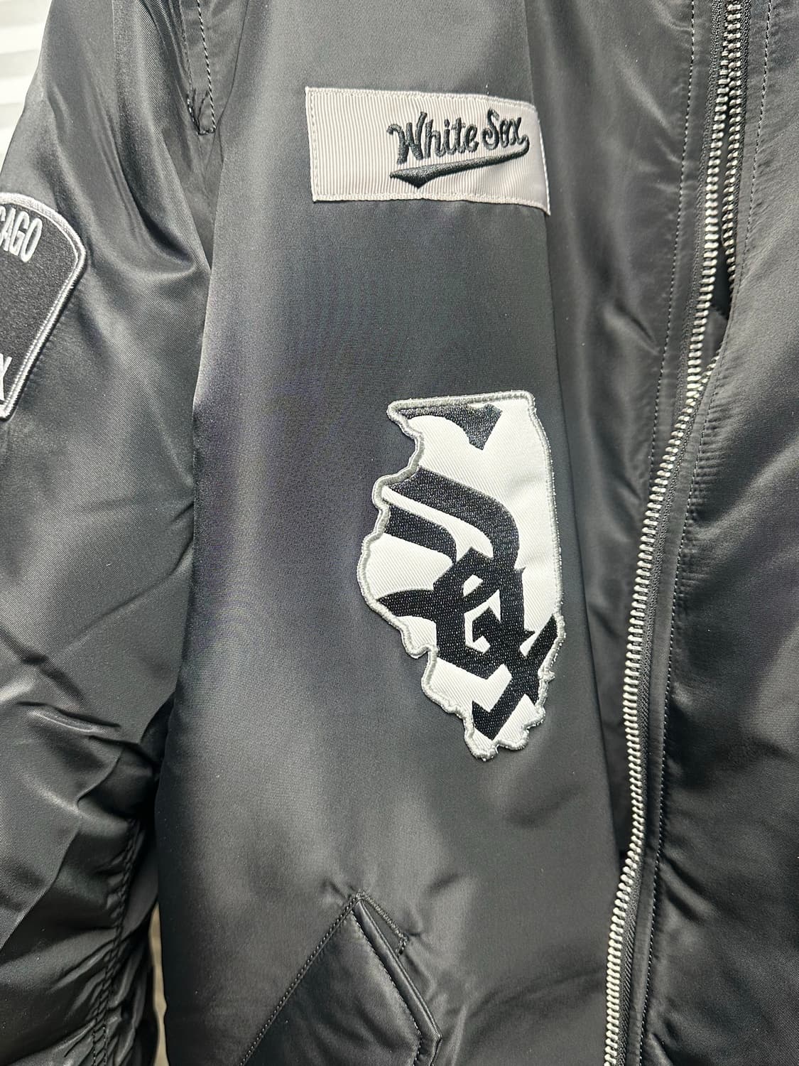 알파인더스트리 시카고 화이트삭스 MA-1 항공점퍼 XL 사이즈 상품이미지5