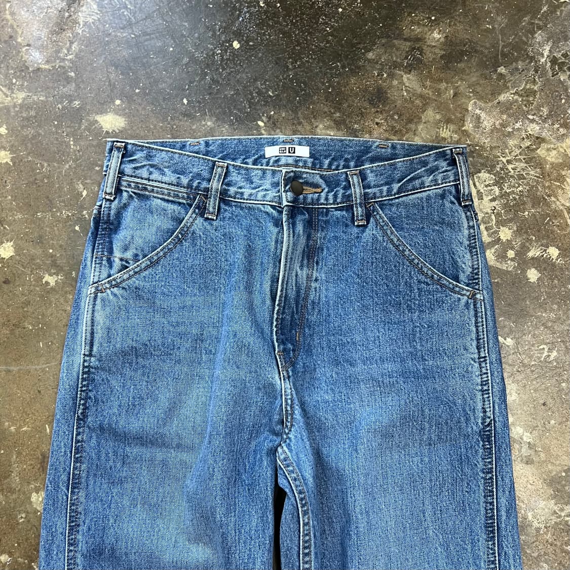 29) 유니클로 X 르메르 청바지 유니클로U 데님팬츠 상품이미지2