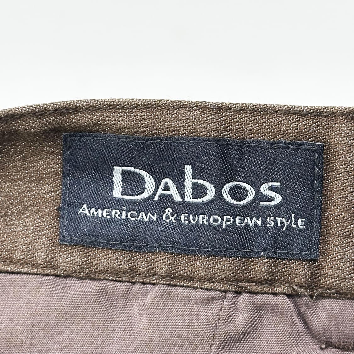 33 VTG 빈티지 와이드 투턱 치노팬츠 브라운 상품이미지6