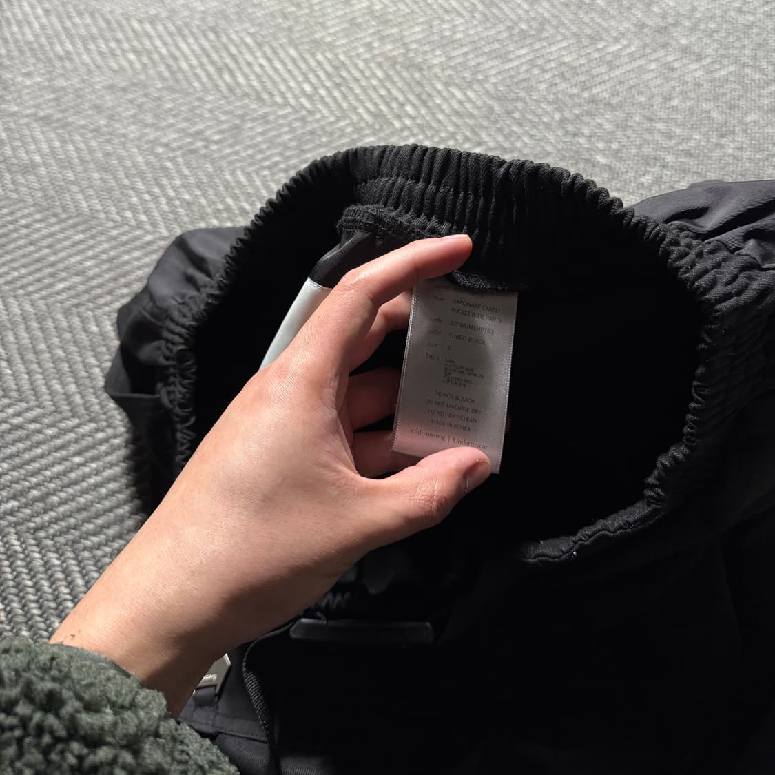 언더마이카 오현석 볼튬5 하드웨어 카고 와이드 팬츠 상품이미지4