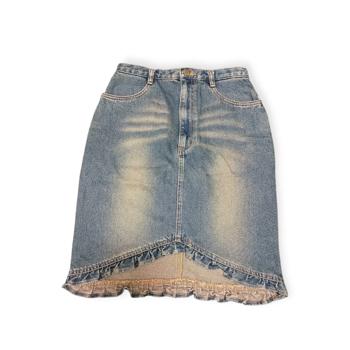 셔링 미니 청스커트 상품이미지1