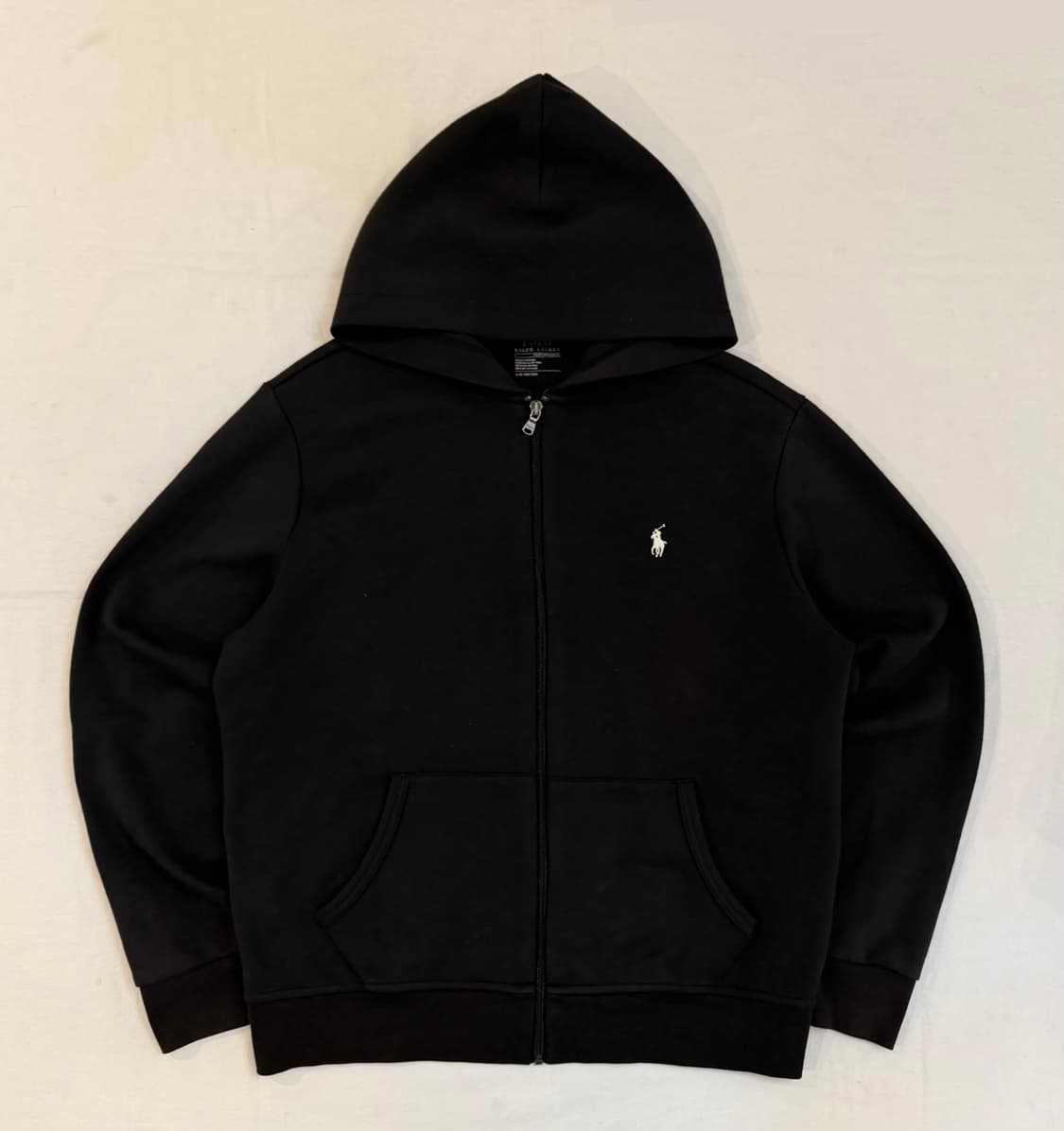 폴로 랄프로렌 포니 후드집업 블랙 상품이미지1