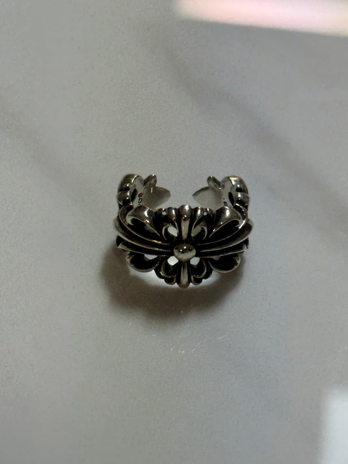 [US6.5]크롬하츠 더블플로랄링 상품이미지2