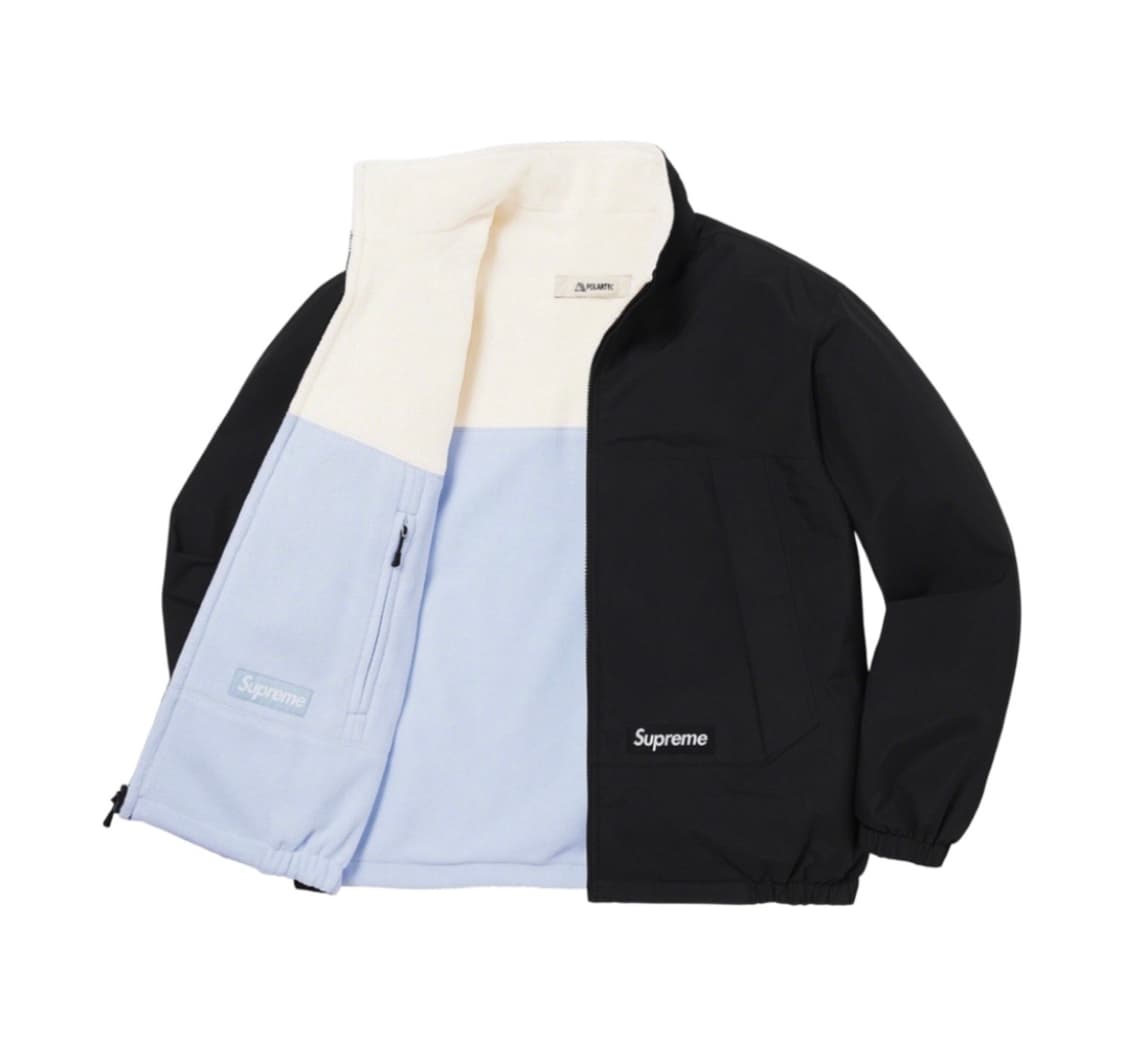 슈프림 고어텍스 리버시블 폴라텍 라인드 자켓 블랙 상품이미지2