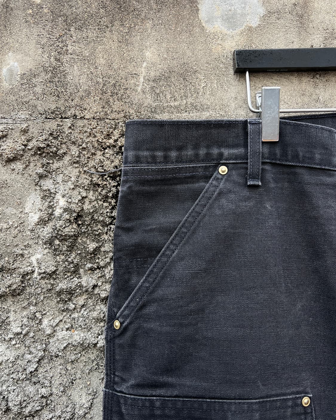 [38] 90s 미국제 칼하트 블랙 더블니 B01 BLK 상품이미지3