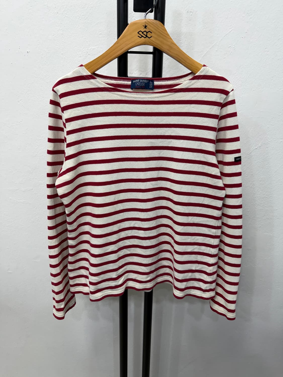 정품) 세인트제임스 여성 스트라이프 티셔츠 XS 상품이미지1